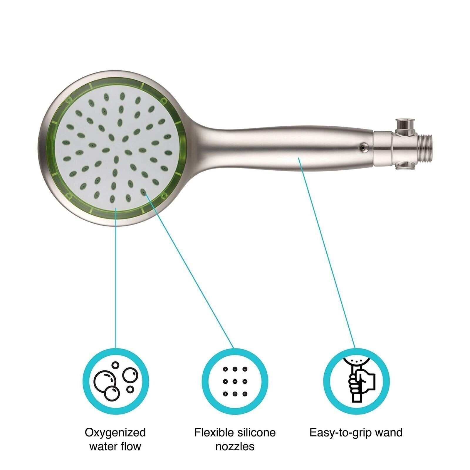 Dura Faucet DFTDF-SA470-CP Pressure Assist RV Hand Held Shower Head Wand, Chrome Polished