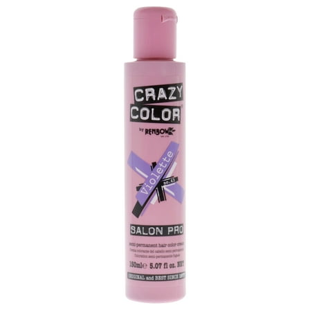 Crazy Color Salon Pro Semi Permanent Hair Color - 43 Violette, 5.07 oz Hair Color