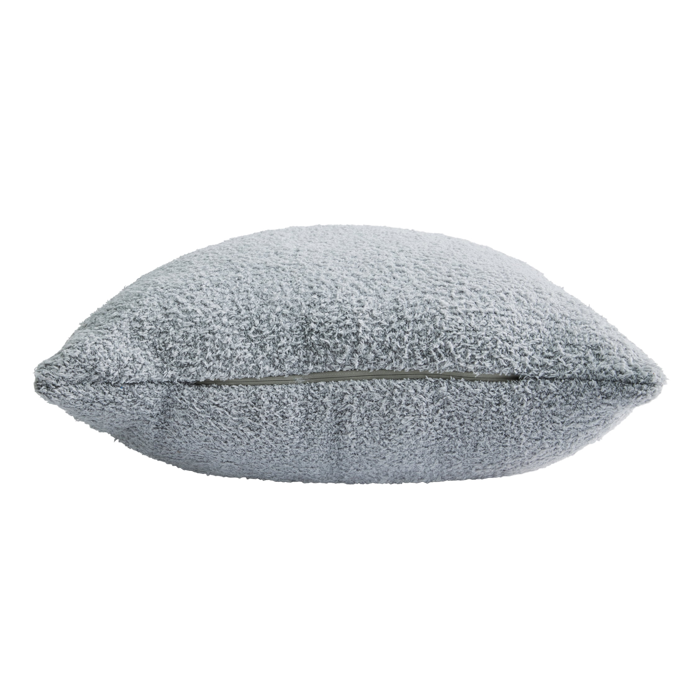 (2 pack) Better Homes & Gardens 20"x20" Cozy Knit Decorative Pillow, Soft Silver, (1 Count), All Ages