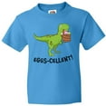 thumbnail image 3 of Inktastic Eggs-cellent Cute Easter T-Rex Dinosaur Youth T-Shirt, 3 of 5