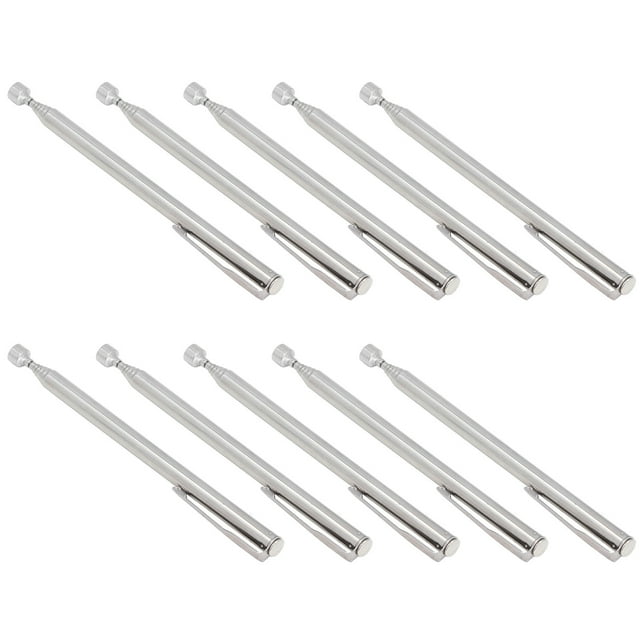Magnetic Pickup Tool, Silver 10Pcs Telescoping Magnetic Grabber for Keys for Bolts