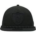 thumbnail image 2 of Men's New Era Black Las Vegas Raiders Illumination Golfer Snapback Trucker Hat, 2 of 6