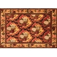 thumbnail image 1 of Ahgly Company Indoor Rectangle Animal Orange Traditional Area Rugs, 4' x 6', 1 of 1