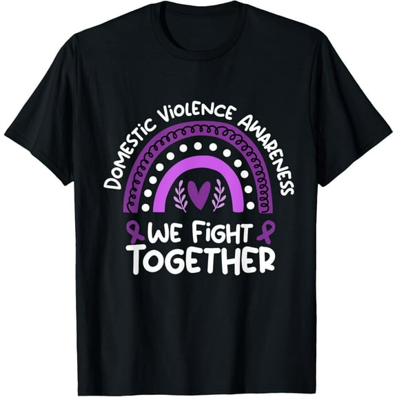 t-shirt We Fight Together | Domestic Violence Awareness T-Shirt.
