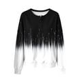 thumbnail image 3 of Maplenight Color Block Sweatshirts for Women Henley Neck Long Sleeve Pullover Tops Oversized Casual Fall Outfits, 3 of 4