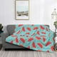 thumbnail image 2 of Fotbe Watermelon Manta de Franela con Estampado, Manta Ultrasuave para Cama, Sofá, Auto, Hipoalergénica y Antibolitas-80"x60", 2 of 6