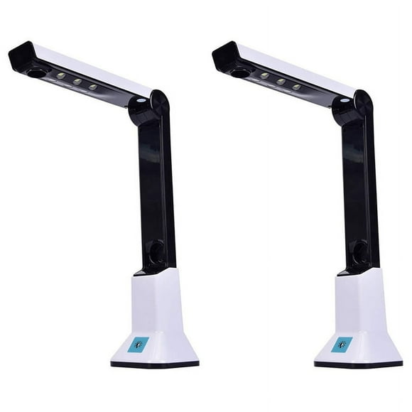 2X Document Camera for Teachers, Portable USB Document Camera Scanner with Stand 8MP HD A4 Cam Photo Scanner