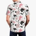thumbnail image 6 of Wukai Lilies Flowers Men’s Polo Shirts,Quick-Dry Athletic Shirt,Classic Fit Shirts-Small, 6 of 8