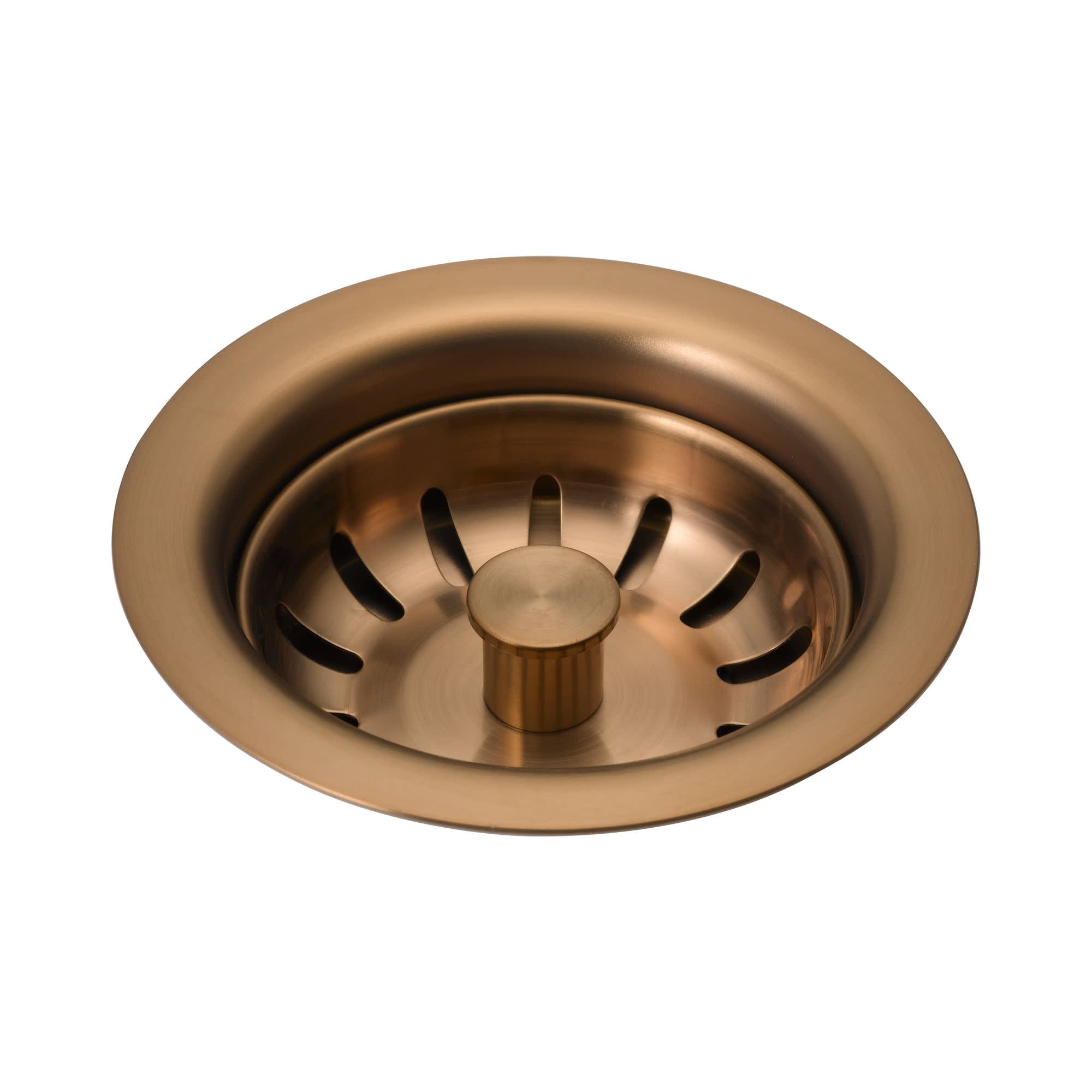 Delta Kitchen Sink Flange and Strainer, Brilliance Brushed Bronze