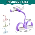 thumbnail image 2 of Multifunction Tension Rope, Pedal Resistance Bands with Handles Exercise Bands Multifunction Tension Rope Fitness for Working Out Arm Abs Legs Stretch Bands, 2 of 8