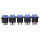 thumbnail image 3 of 10 Uds interruptor basculante 6 pines plástico azul con luz para electrodomésticos máquina herramienta KCD4, 3 of 8