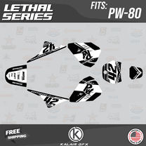 Kalair GFX Graphics Kit for Yamaha PW80 (1990-2008) Lethal Series