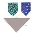 thumbnail image 2 of Baberos triangulares transpirables para mascotas, con estampados navideños, para perros y gatos., 2 of 5