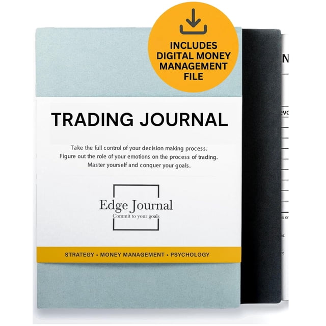 Diario de Trading Edge Journal de 300 páginas con archivo digital