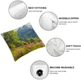 thumbnail image 6 of nygtbtfer Pillow Cases for Bed Bedding Decoration Beautiful View Snowcapped Mountain Scenery Nature Parks Outdoor Natural Floral Cozy Pillowcase Soft Decorative Cover 20x20in, 6 of 7