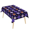 thumbnail image 6 of Duangreer Purple Halloween Rectangle Tablecloth, Pumpkin Ghost Print Table Cover with Waterproof Wrinkle Resistant for Party Decorations, 60 x 70 Inch, 6 of 6