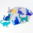 KGOTA 4 Cavity Cat Resin Mold Jewelry Pendant Casting Moulds with 10pcs