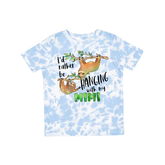 Inktastic Id Rather Be Hanging with My Mimi Cute Sloths Boys or Girls Toddler T-Shirt