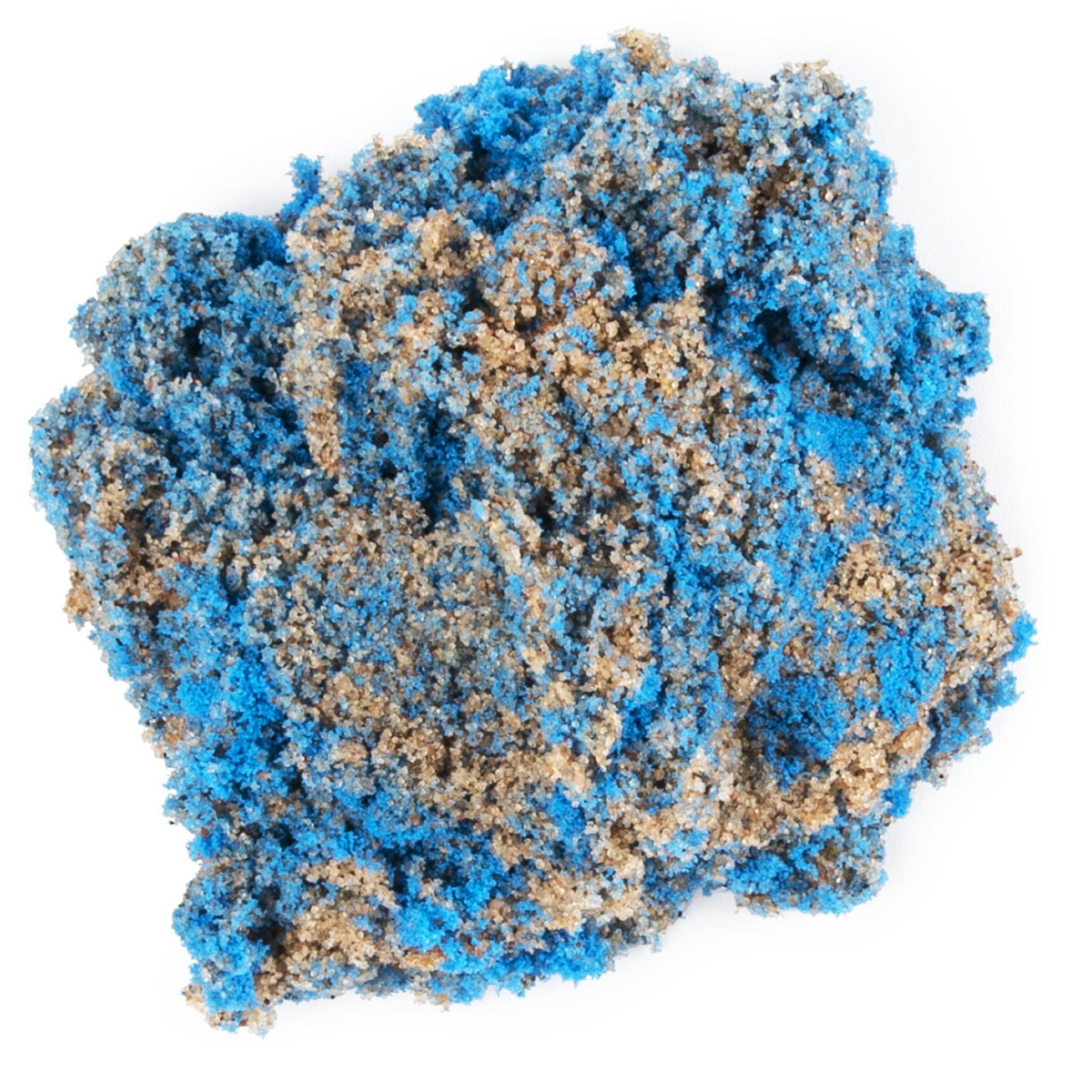 Kinetic Sand, Seashell Container with 4.5oz Neon Blue and Kinetic Beach Sand, for Kids Aged 3 and Up
