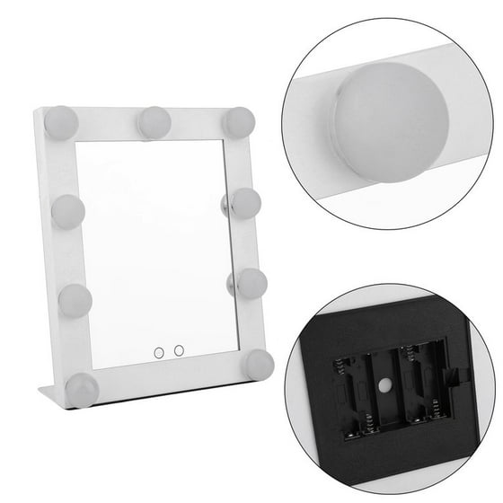 Led Vanity Lighted Hollywood Countertop Makeup Mirror With Lights Led Vanity Lighted Hollywood Countertop Makeup Mirror With Lights Dimmer Stage Beauty Touch Com