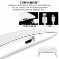 thumbnail image 5 of POINTERTECK 6W Nail Lamp Mini LED Light Nail Dryer UV Gel Folding Mouse Phototherapy Machine Portable Nail Lamp Tool White, 5 of 7