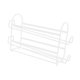 thumbnail image 1 of Organizador de refrigerador con soporte para huevos, contenedor deslizable, bandeja para huevos frescos, multicapa blanco de 2 capas, 1 of 9