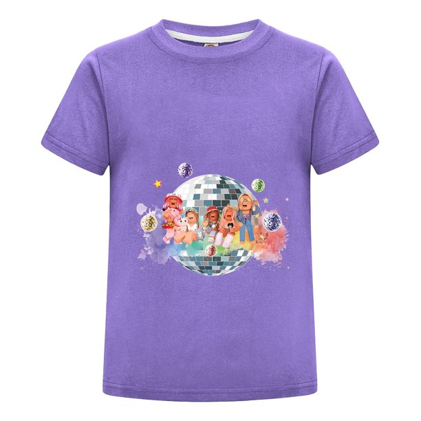 Playera con Personajes Roblox para Niño Ninas, Camiseta Infantil Gamer de Algodón, Ropa Divertida para Regalo de Fans del Juego