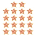 thumbnail image 1 of Uxcell 18 Pcs Parches Bordados en Forma de Estrella para Planchar, Apliques Bordados, Parches para Chaquetas, Colección de Denim, Ropa, Vestidos, Sombreros, Jeans, Accesorio DIY, Amarillo/Rojo Rosa, 1 of 6