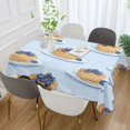 thumbnail image 2 of Yayeee Tablecloths 60" x 90" Rectangle Wrinkle Resistant Party Table Cover, Blueberry Pancake Pattern, 2 of 8