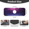 thumbnail image 2 of Pofeuu Purple Moon Tree Night Sky Print Splash Guard for Sink Faucet Sink Gadgets-Splash Guard Behind Faucet Drip Catcher for Kitchen, Bathroom,Sink Mat, 2 of 7