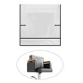 thumbnail image 6 of FITYLE Hair Salon Chair Cover Waterproof Fits Most Salon Chairs, Sturdy, Dustproof, Clear, Professional for Office Barber Shop Salon Black Edge, 6 of 10