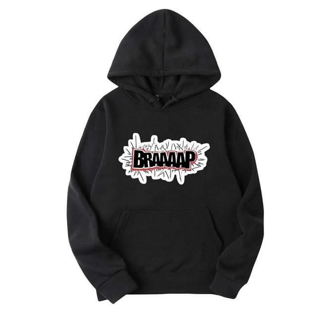 Sudadera con capucha para hombre, informal, con estampado navideño, de manga larga, tipo blusa