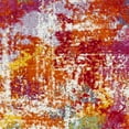 thumbnail image 6 of SAFAVIEH Watercolor Gemma Abstract Colorful Area Rug, Orange/Green, 2'7" x 5', 6 of 7