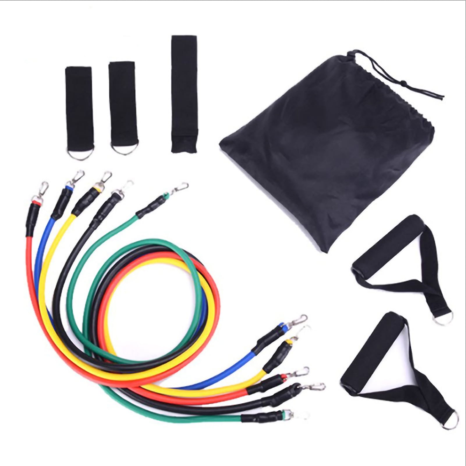 Resistance 11pcs/set Latex Resistance Bands Multifunction Elastic Exercise Resistance Bands Expander