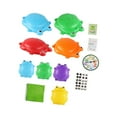 thumbnail image 2 of Piedras de río para niños, piedras escalonadas para niños, juguete de entrenamiento de equilibrio para el desarrollo de las habilidades motoras de los 8 piezas, 2 of 8