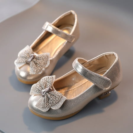 

Qepwscx Infant Kids Girls Flower Lovely Bowknot Single Princess Shoes Sandals Clearance