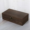 thumbnail image 4 of Soumake Jewelry Box Decorative Retro Wood Solid Color Trinket Case for Table, 4 of 8