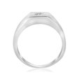 thumbnail image 3 of Mens White Gold 1/4ct Solitaire Bezel Diamond Ring, 3 of 4