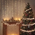 thumbnail image 4 of Rustic Christmas Tree Garland Rustic Craft Garland Burlap Tan Garland Christmas Tree Ribbon for Christmas Crafts Decoration Floral Bows Craft 9 Feet, 4 of 9