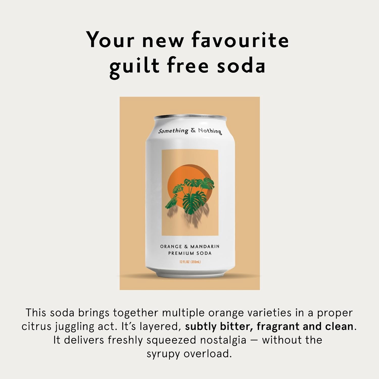 Orange & Mandarin Premium Soda
