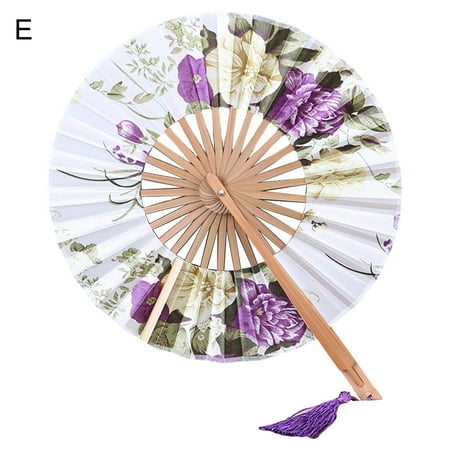 

Hadanceo Hand Fan Ancient Flip at Will Round Hand Fan Multipurpose Unique Performance Supplies