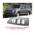 thumbnail image 2 of Bisel del interruptor de la ventana shaofei 74232-0C100 Para Sequoia 2010-2018 Gris oscuro, 2 of 5