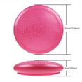 thumbnail image 2 of HJZ Inflatable Stability Balance Disc Trainer,Wobble Cushion, Exercise Fitness Core Balance, 13.4‘’ Diameter Including Free Pump, 2 of 4