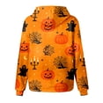 thumbnail image 4 of KPOPLK Hoodies for Teen Girls Long Sleeve Cute Halloween Sweatshirts Hooded Graphic Print Sweatshirt Preppy Clothes Fall Winter Green,Size 4-5 Years, 4 of 6