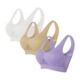 thumbnail image 2 of Yxbdin 3 Pack Plus Size Sports Bras for Women Supportive Breathable Bra Comfortable Bralettes Full Coverage Bralette for Large Bust XXXL, 2 of 9