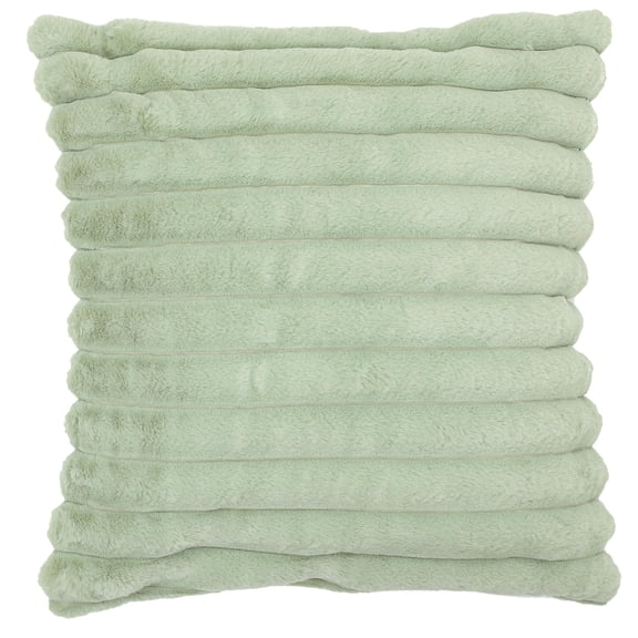 FOMIYES Green Sofa Throw Pillow Cover Plush Material Decorative Cushion