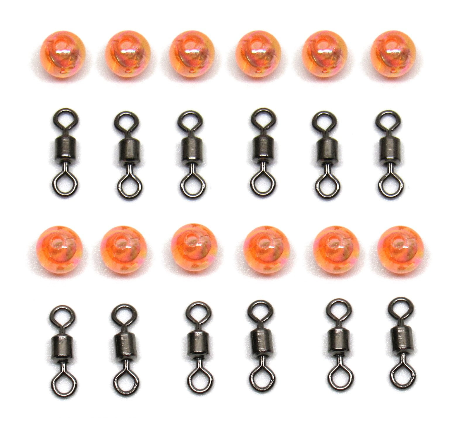 Carolina Swivel Kit 12 Pack 12 Roller Swivels, 12 Carolina Rig Beads
