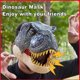 thumbnail image 2 of Máscara eléctrica de dinosaurio de simulación, máscara de dinosaurio inspirada en la película Jurassic World con, 2 of 8
