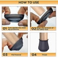thumbnail image 3 of 16pcs Chair Leg Floor Protectors, Silicone Covers To Protect Floors Felt Bottom Furniture Non Slip Protector Pads Caps Z, 3 of 4