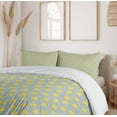 thumbnail image 6 of Ambesonne Yellow Bird Duvet Cover Sets, Cartoon Chicken, 2-Queen, Pale Seafoam Mustard, 6 of 7
